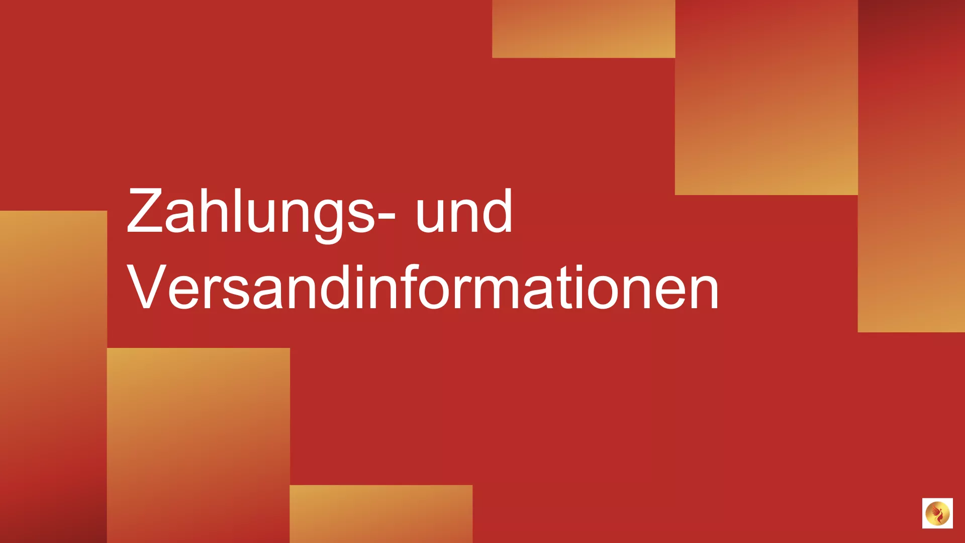 Headerbild Zahlungs- und Versandinformationen